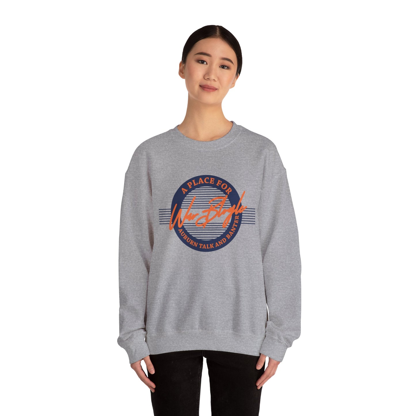 War Blogle Vintage Circle (Blue) Sweatshirt