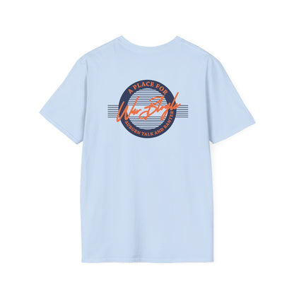 War Blogle Vintage Circle (Blue) Pocket Tee