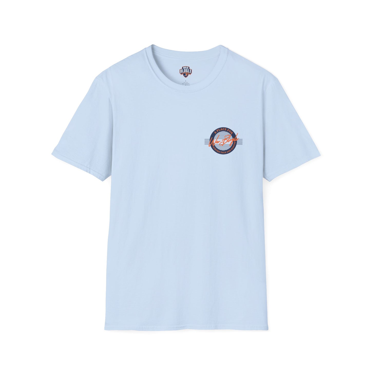 War Blogle Vintage Circle (Blue) Pocket Tee