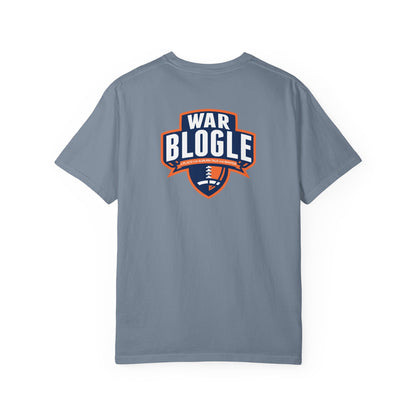War Blogle Football Logo Comfort Colors Pocket Tee
