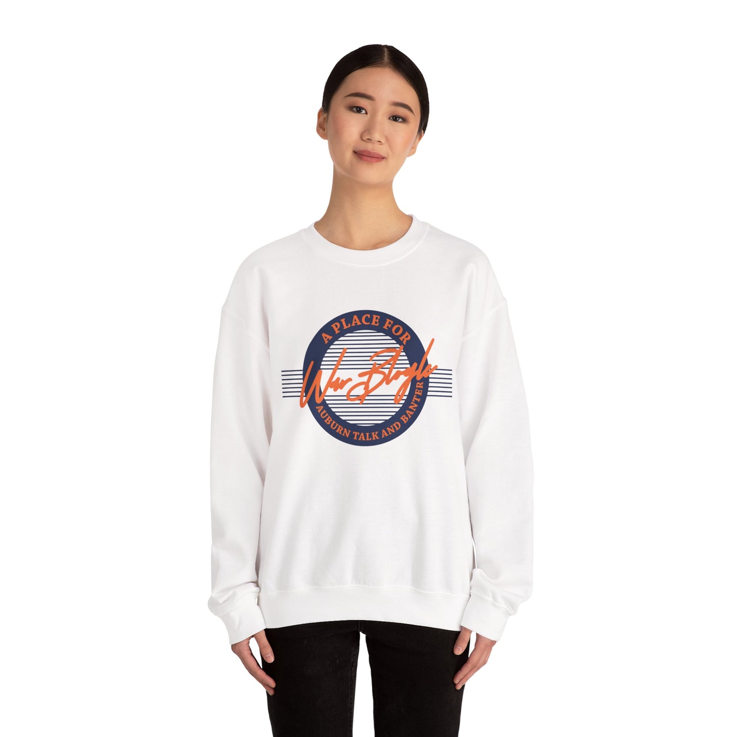 War Blogle Vintage Circle (Blue) Sweatshirt
