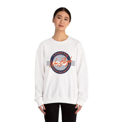 War Blogle Vintage Circle (Blue) Sweatshirt