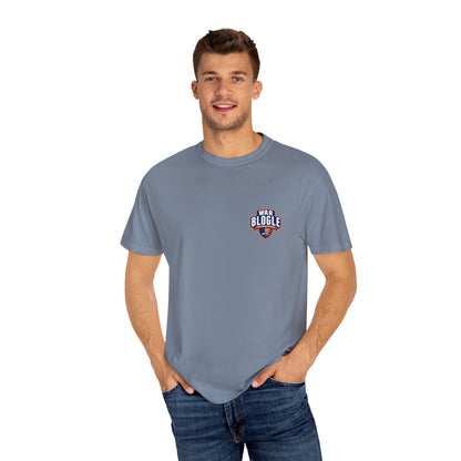 War Blogle Football Logo Comfort Colors Pocket Tee