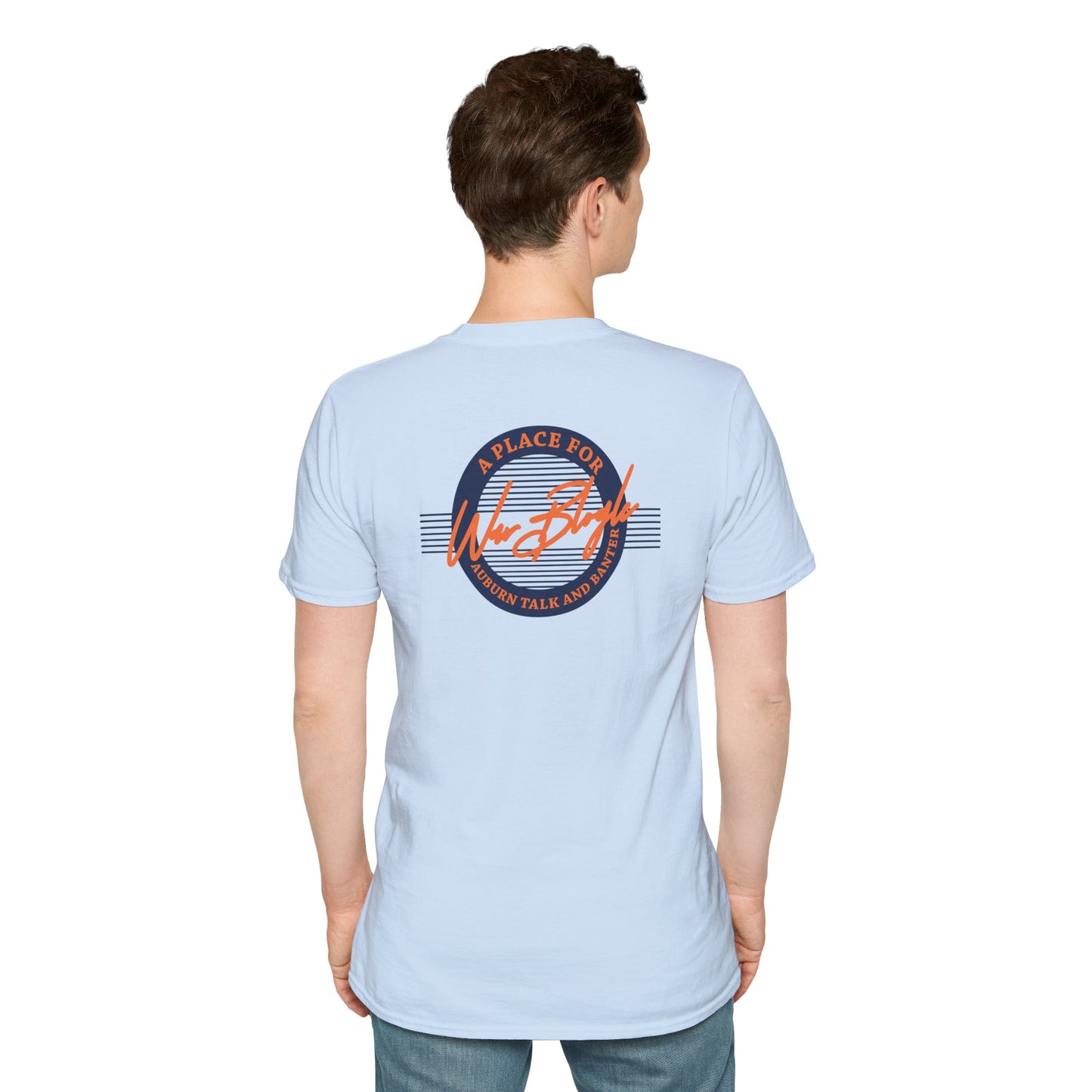 War Blogle Vintage Circle (Blue) Pocket Tee