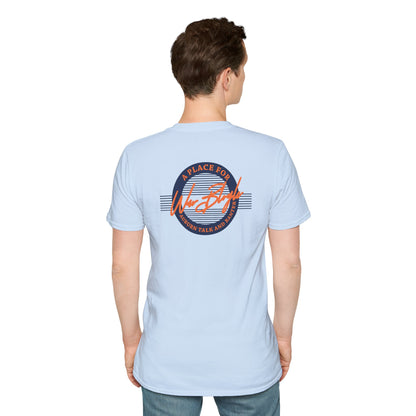 War Blogle Vintage Circle (Blue) Pocket Tee